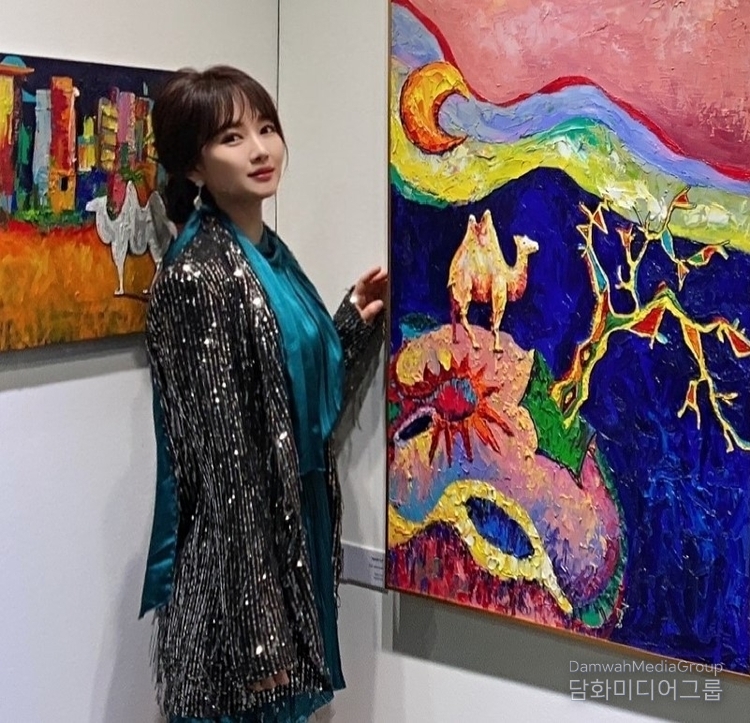 Actress Yoon Song-ah, PR ambassador of the 27th World Peace Art Exhibition Steering Committee