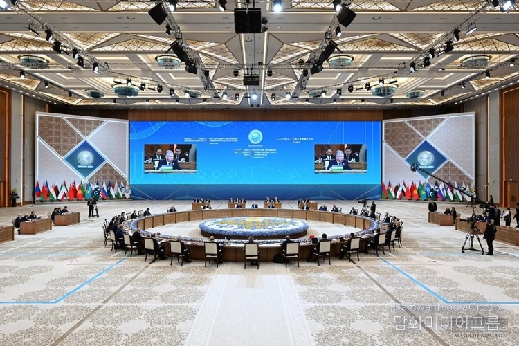 The meeting of the Council of Heads of the Member-States of the SCO, in Astana, July 4, 2024