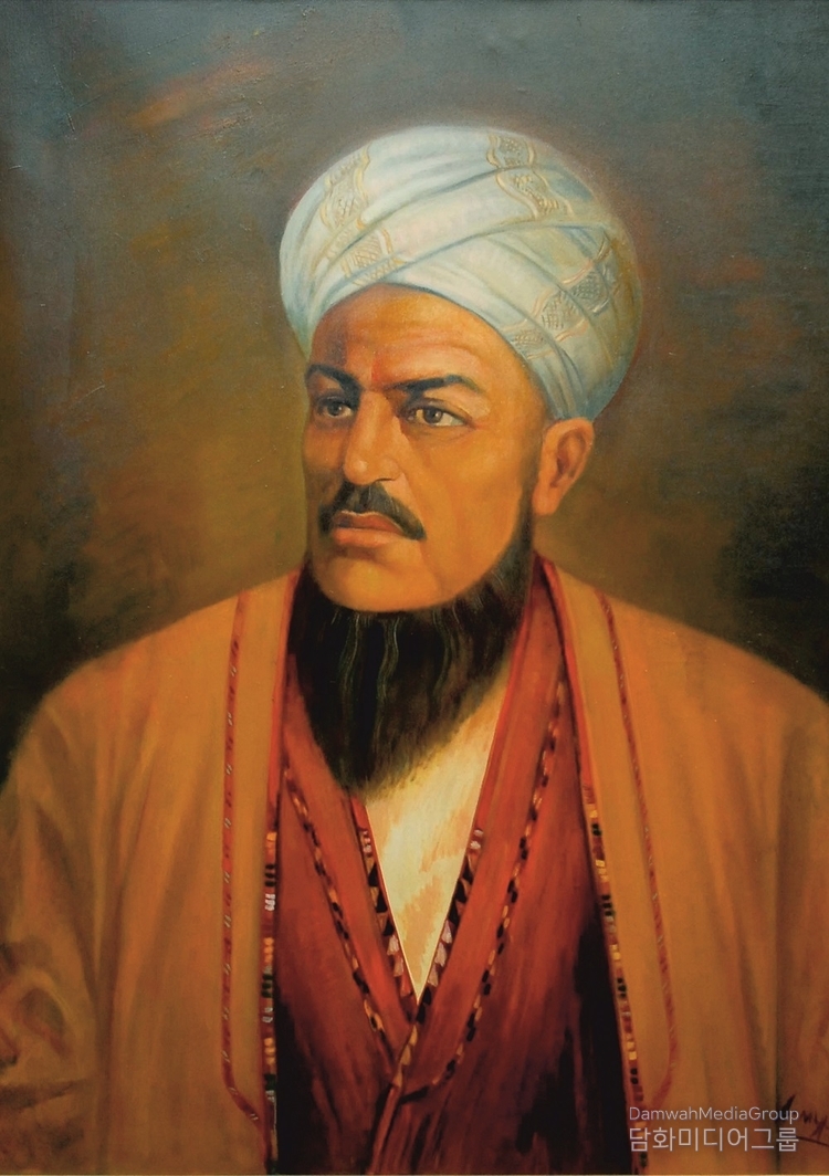 Portrait of the great Turkmen poet and thinker Magtymguly Fragi