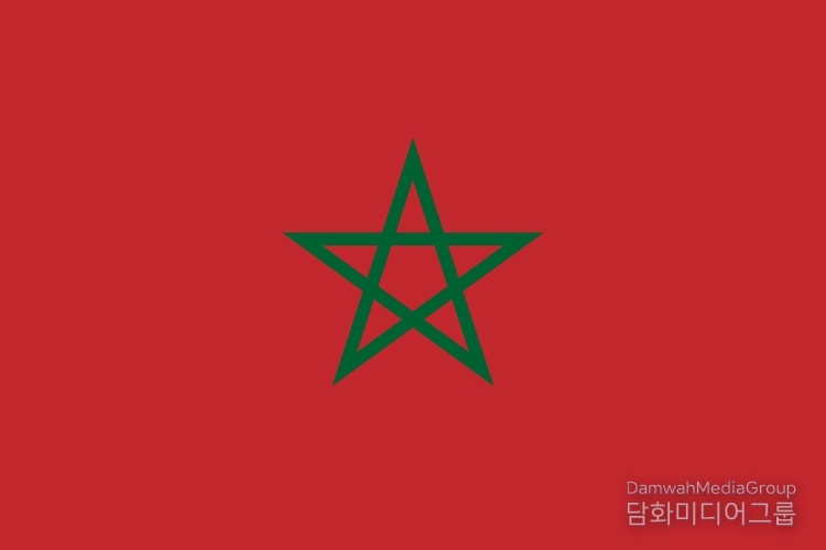 National Flag of the Kingdom of Morocco