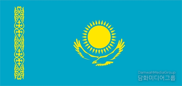 National flag of Kazakhstan