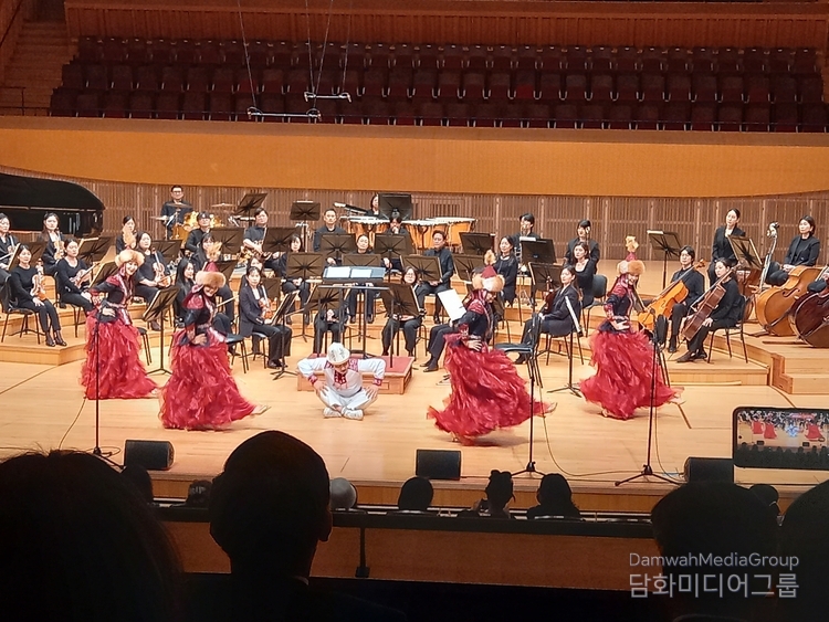 Kyrgyzstan dance troupe performs traditional dances.