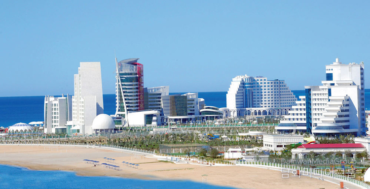 Hotels and Resorts of the Awaza National Tourist Zone, Turkmen coast of the Caspian Sea