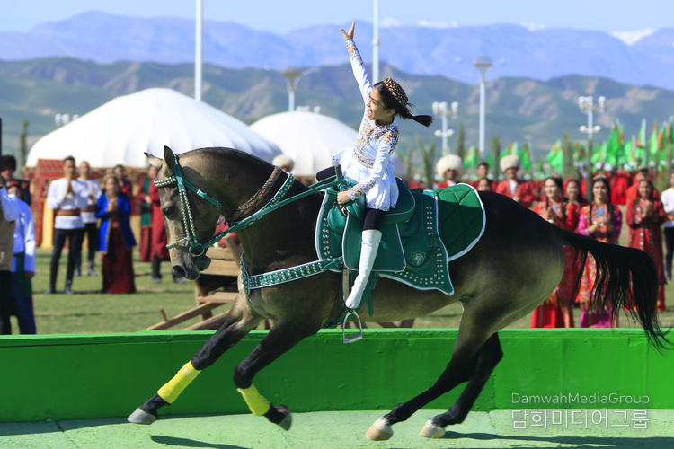 Ahal Teke horses - the pride of the Turkmen people