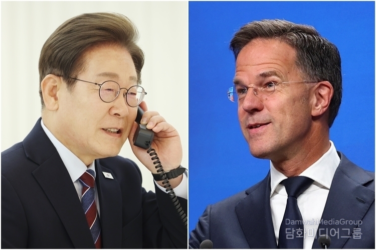 President Lee Jae-myung and NATO Secretary General Mark Rutte