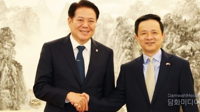 Anyang City Mayor Choi meets with Chinese Ambassador Dai Bing