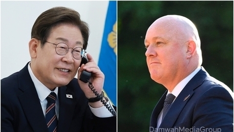 President Lee holds his first phone call with New Zealand Prime Minister Luxon