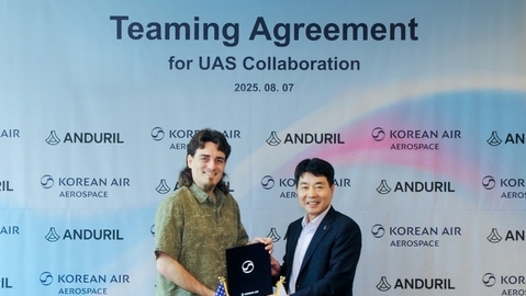Korean Air and Anduril, a US defense company, sign a business partnership