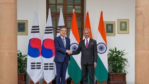 South Korea-India foreign ministers' meeting held in New Delhi