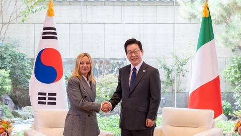 Italian PM Meloni to Visit Seoul, Hold Summit with President Lee on Jan. 19